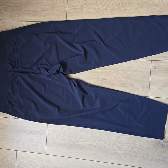 Athleta Brooklyn Mid Rise Ankle Pants In Navy Sz 14P - Picture 8 of 12